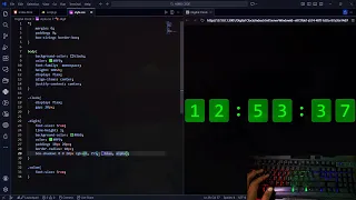 ASMR Programming - Simplest Digital Clock