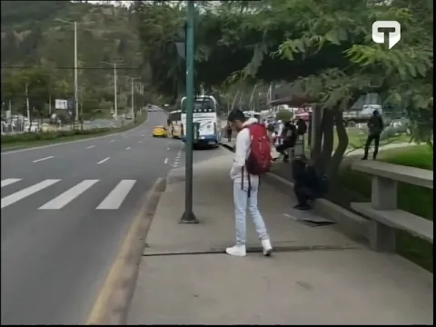 Así se encuentra el caudal del río Yanuncay