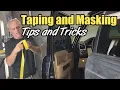 How to tips and tricks masking and taping up a car or truck for painting