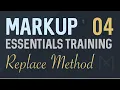 Replace Content - Markup HTML Templating System