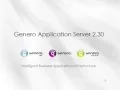 New in Genero 2 30 Part 4 - Genero Application Server GAS