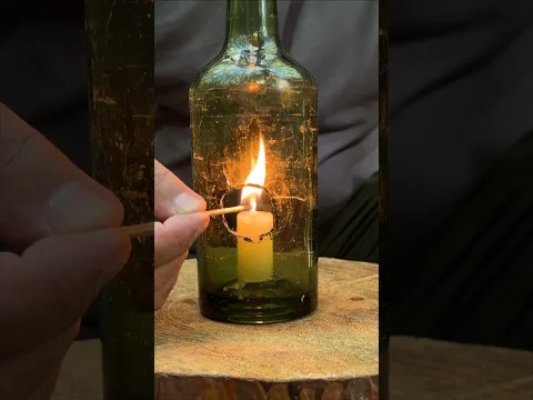 Amazing DIY Night Light Made from Everyday Materials. #camping #survival #skills