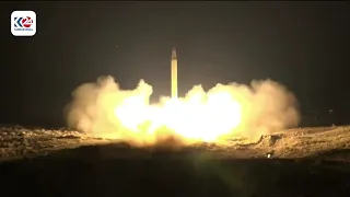 إيران تنشر لحظات إطلاق الصواريخ صوب إسرائيل دندنها