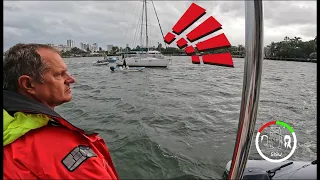 #226 DERELICT Boat DRAGS through ANCHORAGE in STORM  Incredible RESCUE MISSION | Sisu Leopard 45 Cat