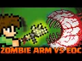 ZOMBIE ARM vs EYE OF CTHULHU No Armour Is it possible - Terraria