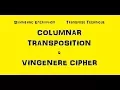 Columnar Transposition Vigenere Cipher in Hindi