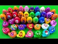 Download Lagu Rainbow Slime 🌈 Find Numberblocks, Alphablocks in Mini Eggs, The Whistle Slime \u0026 Clay Coloring! ASMR
