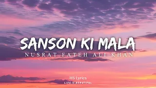 sanson ki mala pe lyrics nusrat fateh ali khan