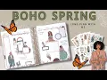 Rongrong Boho Spring Long Plan With Me Crafty and Creative