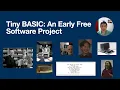 Lagu Tiny BASIC: An Early Free Software Project