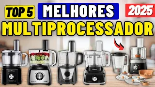 Os 5 Melhores MULTIPROCESSADOR DE ALIMENTOS 2025 - Qual Melhor Processador de Alimentos p/ Comprar?