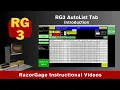 How to use AutoList to Optimize - RazorGage RG3 Optimizing Saw Software
