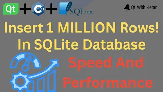Qt SQLite Insert 1 million Rows In SQLite Database Using Qt C Insert Multiple Rows In SQL