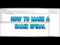 Draw Name Python Turtle Name spiral Tutorial