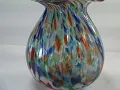 Murano Style Art Glass Vase