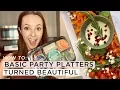 Veggie Tray - Basic Party Platters Into Beautiful Crudite Platter Sofia Dedola