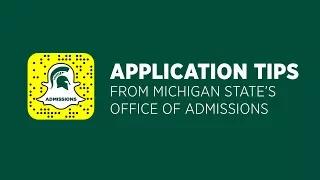 MSU Application Tips 