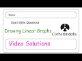 Drawing Linear Graphs Answers - Corbettmaths
