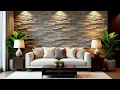 Revamp Your Living Space with Stone Wall Cladding Modern Wall Decor Ideas