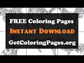 Zentangle coloring pages pdf