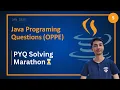 Java OPPE 2 Jan 2025 PYQ Solving Marathon IITM Java OPPE Exam Practice Series