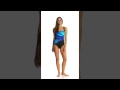 Reebok Women s Bright Horizons Chlorine Resistant One Piece Swimsuit SwimOutlet com