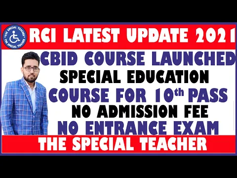 Download MP3 #CBID Course  Special Education Course For 10th Pass | RCI Approved  6 Months Course  Divyang Mitra