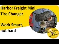 Using the Harbor Freight mini tire changer for Go Kart Tires