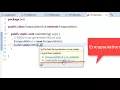 68 Encapsulation in java