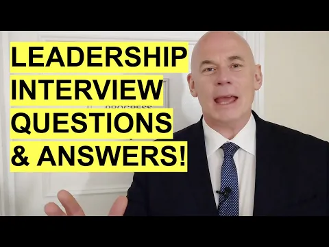 Download MP3 7 LEADERSHIP Interview Questions & Top-Scoring ANSWERS! (PASS a Leadership & Management Interview!)