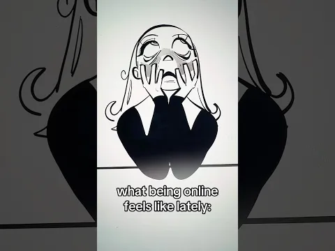 what being online feels like lately: