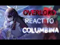 Lagu ✨Overlord react to The Damselette‖Columbina ‖Fatui Harbinger‖GI x HH‖Full part ‖