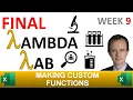The last LAMBDA lab for now - week 9