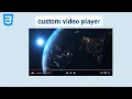 How to create a custom player CSS Part