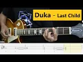 DUKA - Last Child -  Instrumental Guitar Cover + TAB