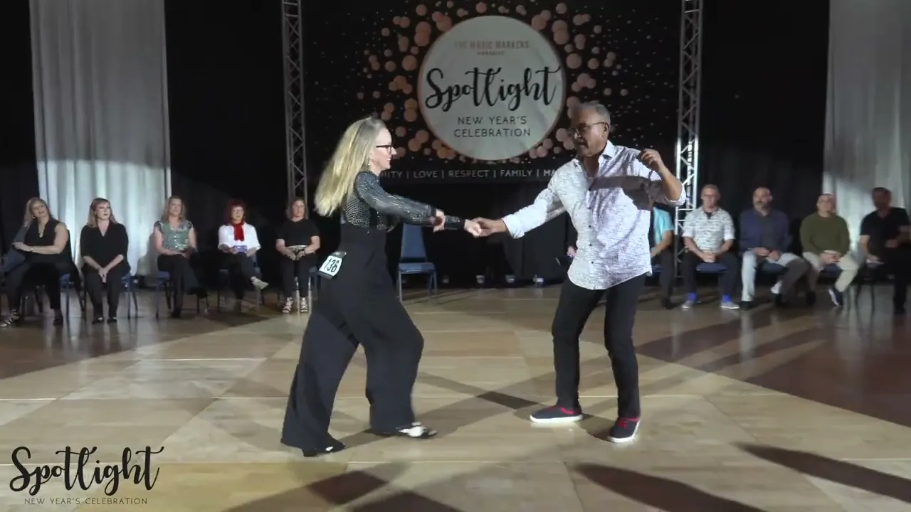 Spotlight New Year's Celebration 2024/2025 Masters Open Jack & Jill Patrick Plagens & Brandi Caro