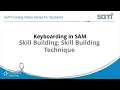 Keyboarding in SAM - Students