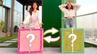 تبادلنا صناديق غامضة انا و نارين 