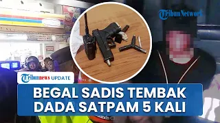 kronologi begal sadis di bandung tembak satpam 5 kali pelaku berujung babak belur dihajar massa