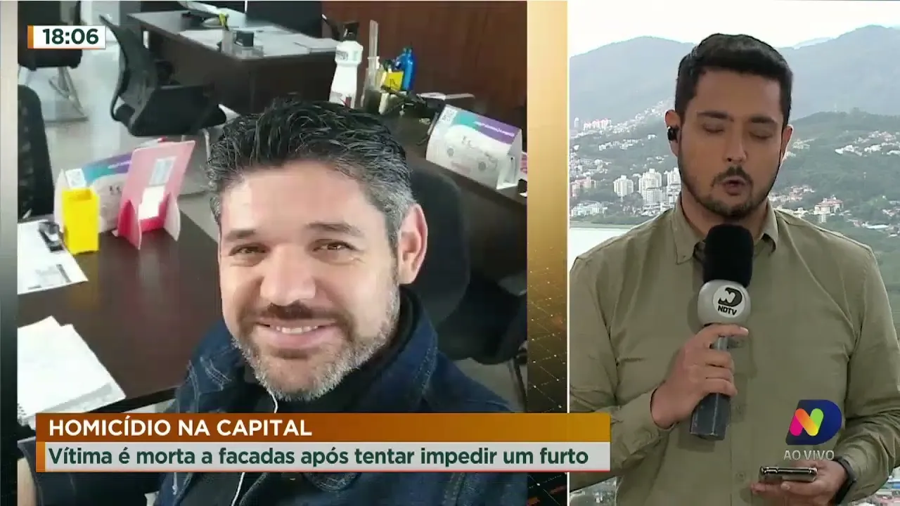 Homem é morto a facadas após tentar impedir furto de fios em Florianópolis