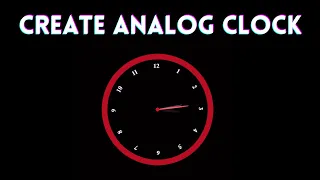 How to Create Analog Clock using HTML CSS and JavaScript JavaScript Project