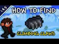 How To QUICKLY Find Climbing Claws In Terraria 1 4 5 5 Climbing Claws Seed 1 4 5 5