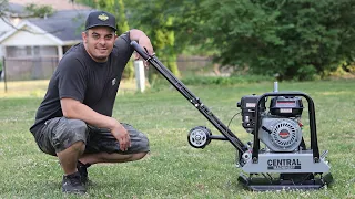 New Central Machinery 7hp Plate Compactor - Harbor Freight