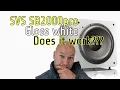 SVS SB-2000 Pro Gloss White Subwoofer Unboxing Overview Compact Powerful Bass