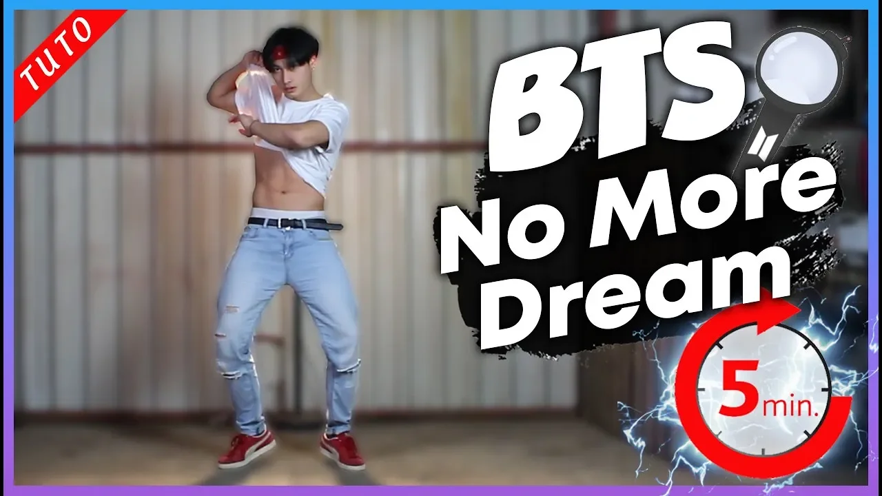 TUTO | BTS (방탄소년단) - 'No More Dream' DANCE IN 5 MIN ⏱ [Eng Sub]