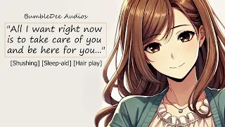 ASMR Everything is going to be okay Comfort Shushing Sleep-aid Hair play