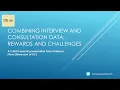 CADSS Special Presentation 1 Professor Fiona Stevenson Combining Interview and Consultation Data
