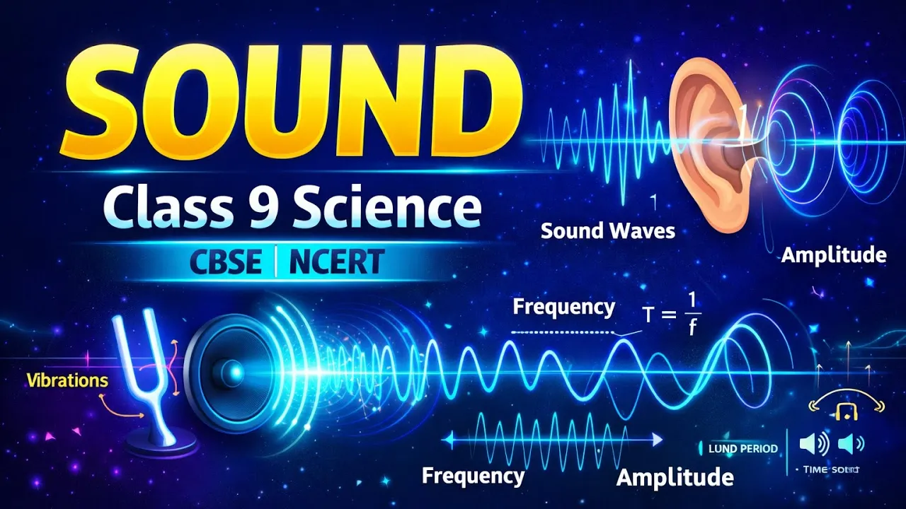Sound | Lecture 2 | Class 9 Science | CBSE | Free Education