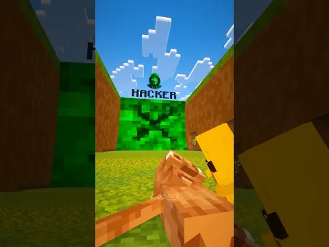 Minecraft Escape Tsunami Hacker Wave😲