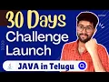 Java 30 Days Challenge Java Course in Telugu Vamsi Bhavani